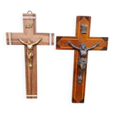 2 ancient crucifixes