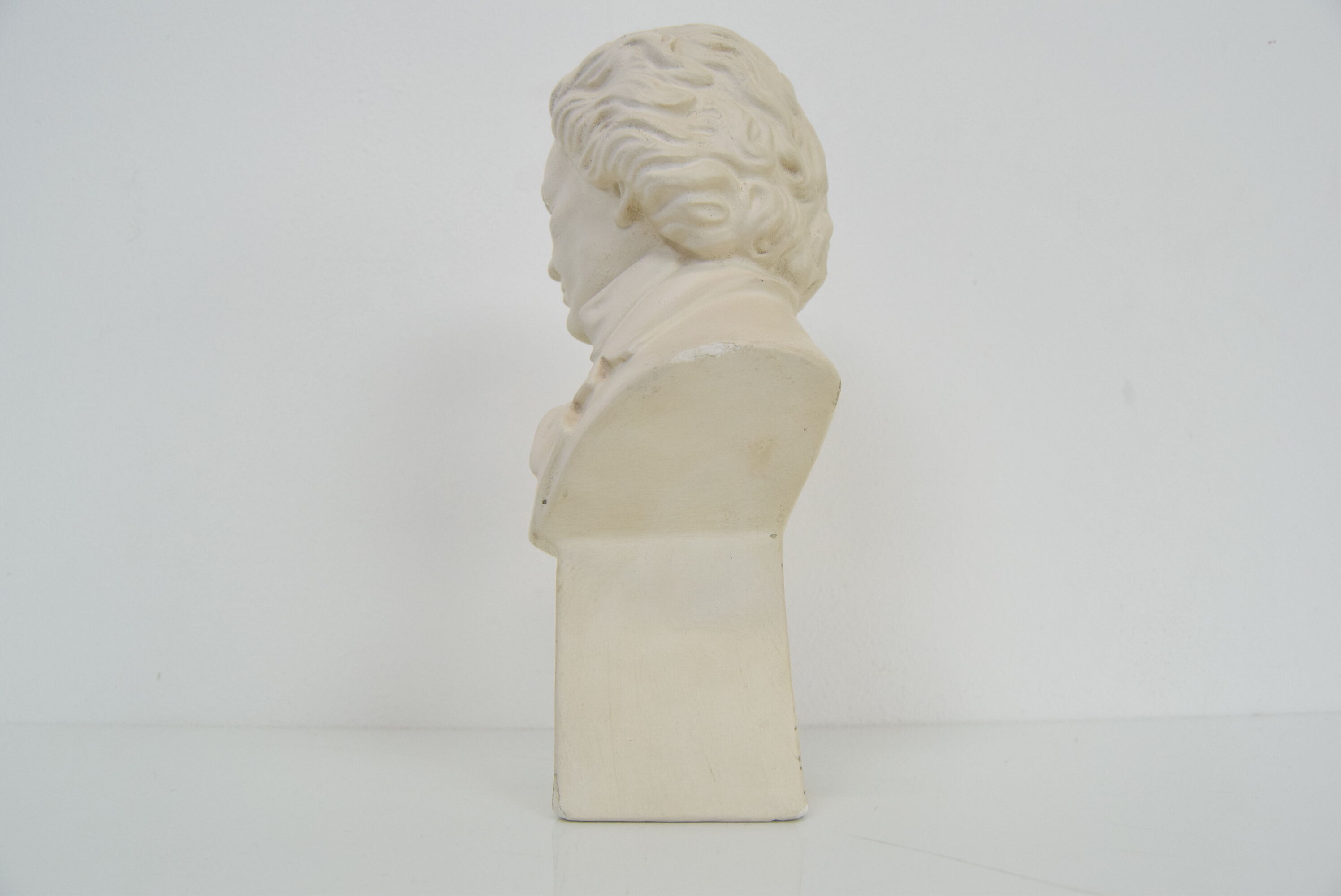 Mid-century plaster bust/sculpture of Ludwig van Beethoven,circa 1950