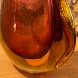 Vintage Murano sommerso vase