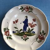 5 handmade decorative plates