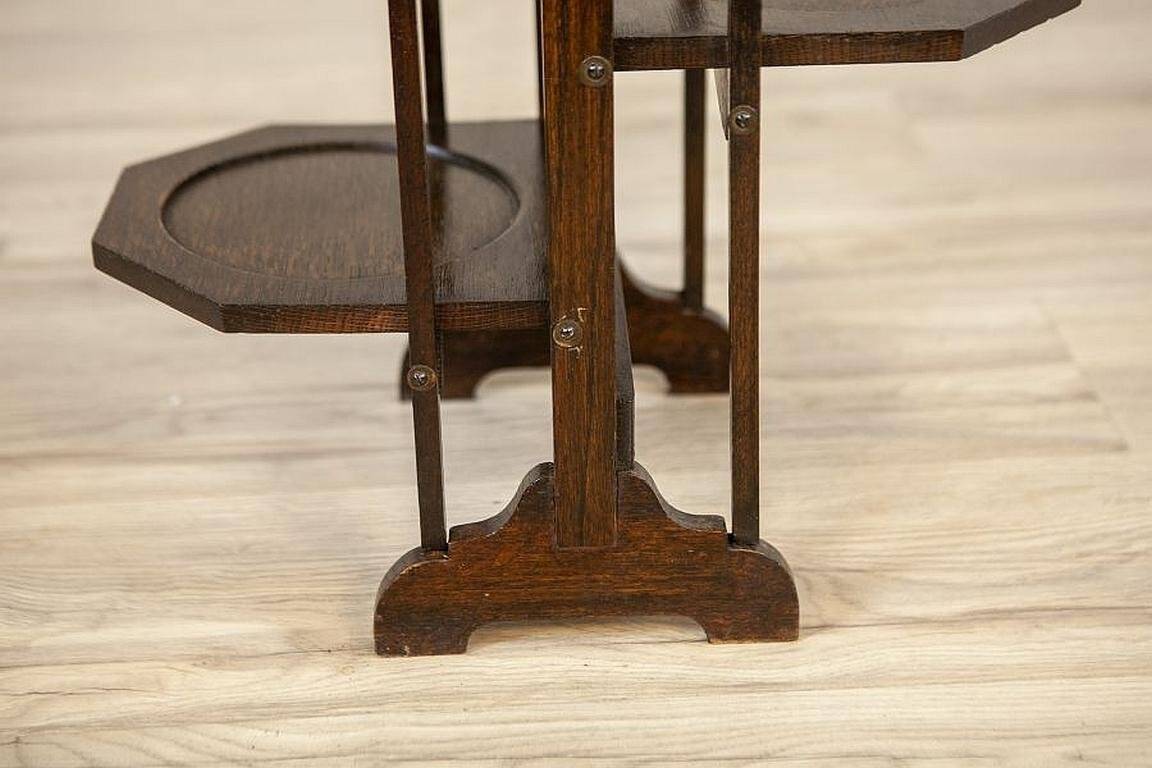 Late 20th Century Oak Flower Stand, 1950s