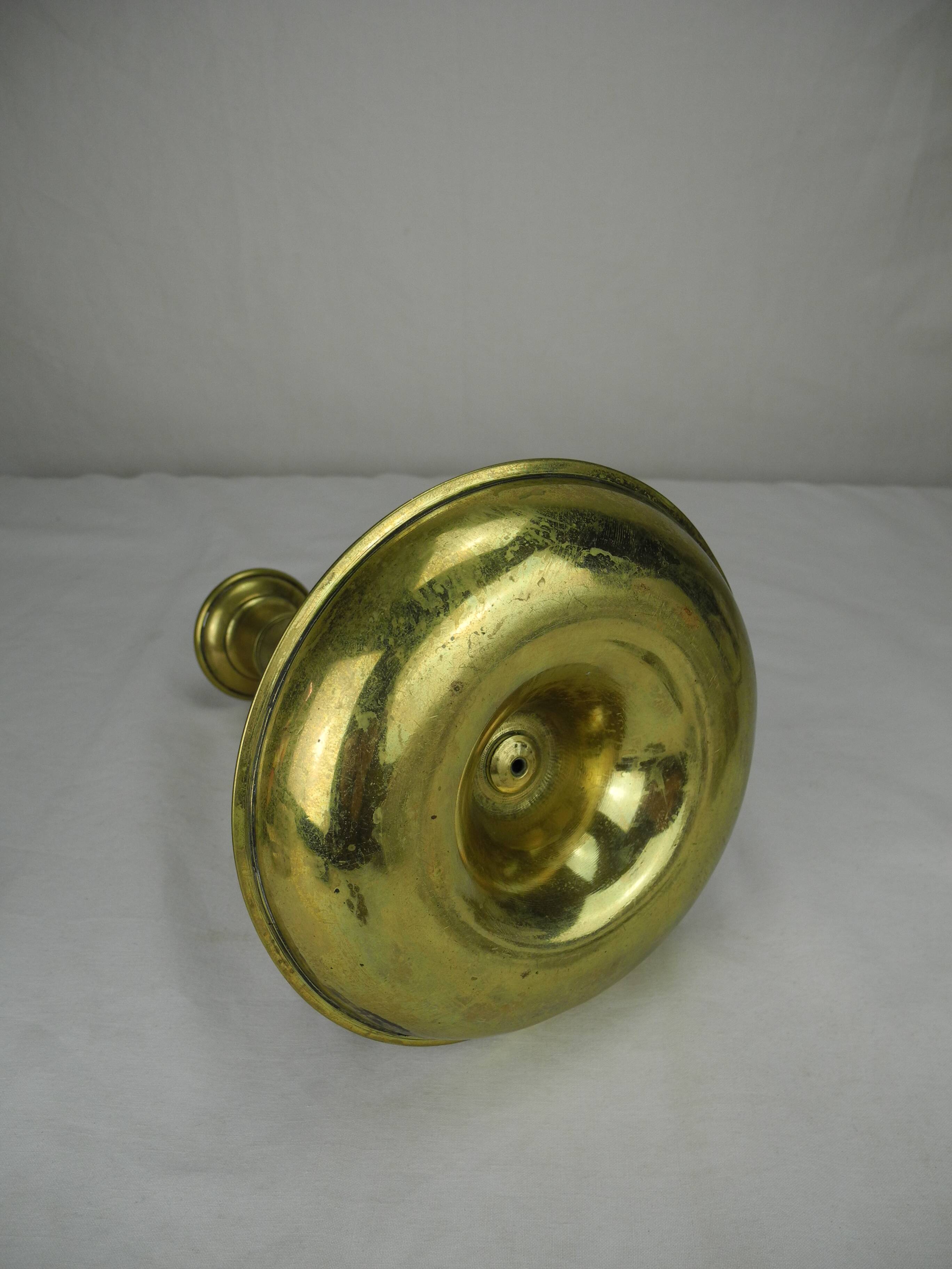 old candlestick brass candle holder vintage decor brass candlestick