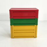Multicoloured cabinet model "4964" by Olaf Von Bohr for Kartell, 1970