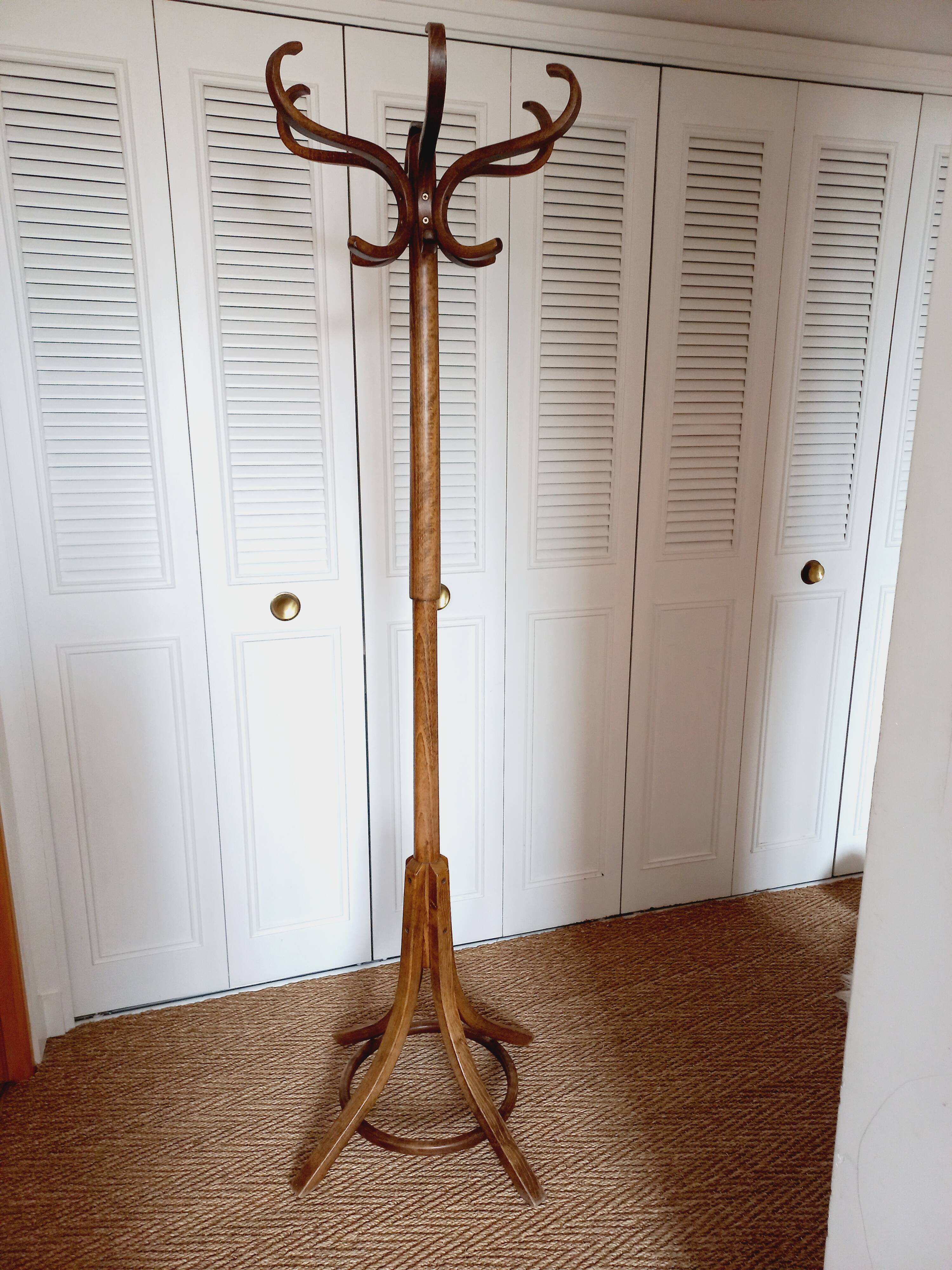 Vintage parrot coat rack