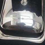 English silver butter dish