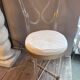 Chaise bistrot plexiglass vintage 1970