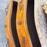 Louis XV chest of drawers in rosewood marquetry