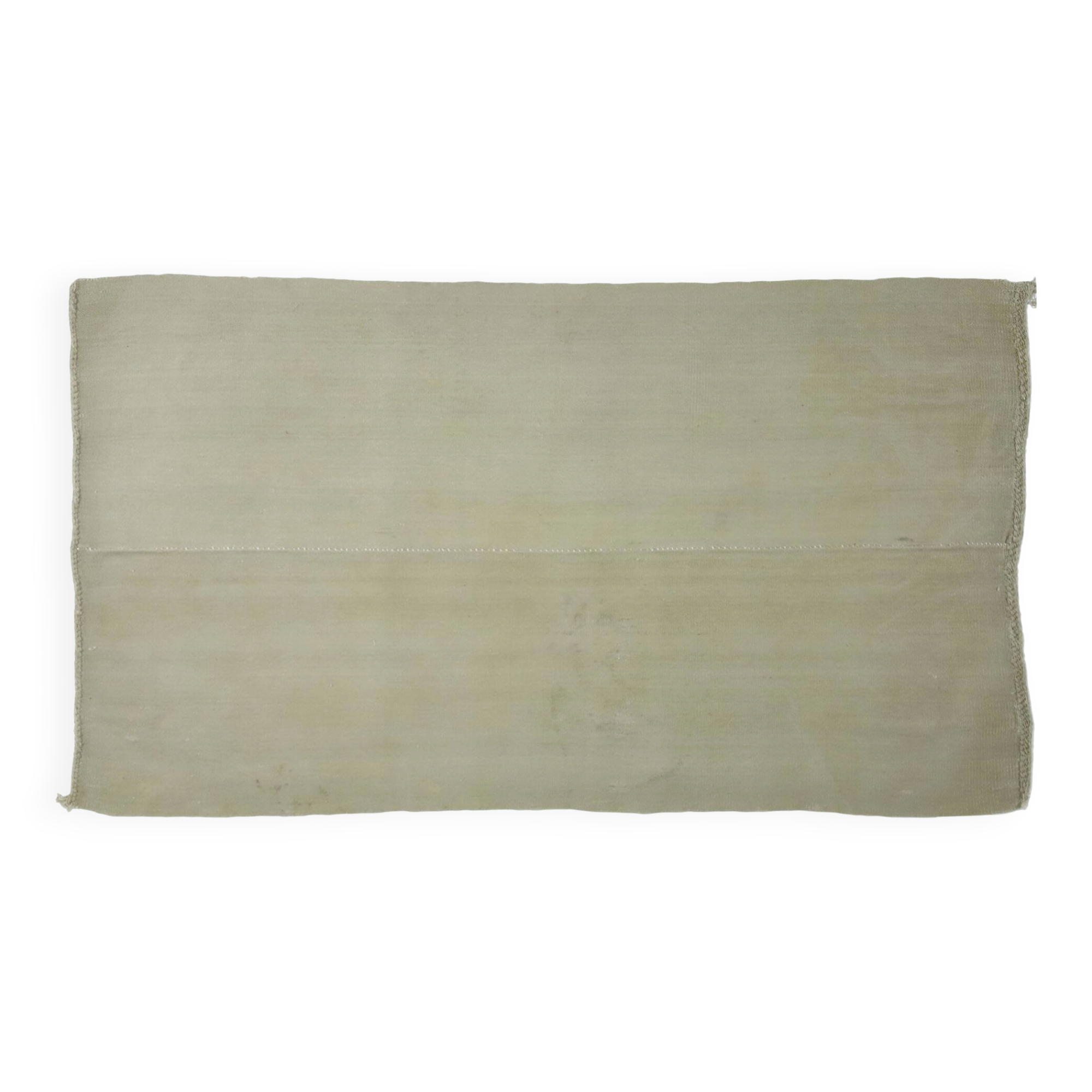 Turkish Kilim Konya 150x253 cm Plain White Minimalist Vintage