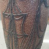 Mid Century Modern Ceramic Floor Vase – Vintage Maritime Ship Design –