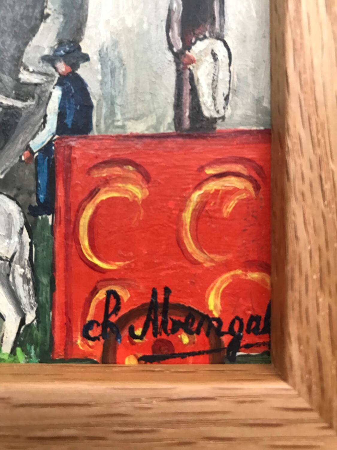 Waldo peirce 1884-1970, after. oil on panel.