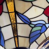 Tiffany-style glass pendant light