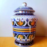 Italian ceramic apothecary jar