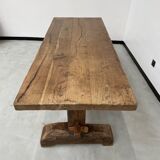 Monastery farm table in oak 1900