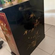 Meuble asiatique laqué, années 70-80