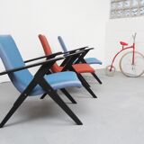 1950s armchair in blue