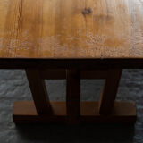 Dining set of 3 in solid oregon pine