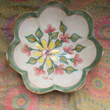 Enamelled dish signed Paul Bay.