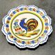 Assiette Faïence Bretonne Henriot Quimper – Décor Coq Multicolore