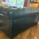 Authentic chesterfield 3-seater sofa fleming & howland - black leather