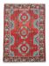 Red Floral Kilim Rug, Moldovian Handmade Wool Flatweave 287x207cm