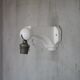 Vintage wall light, porcelain wall sconce, bracket, Art Deco.