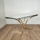 Table basse italienne en laiton