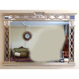 Mid 20th century empire style mirror 63x46cm