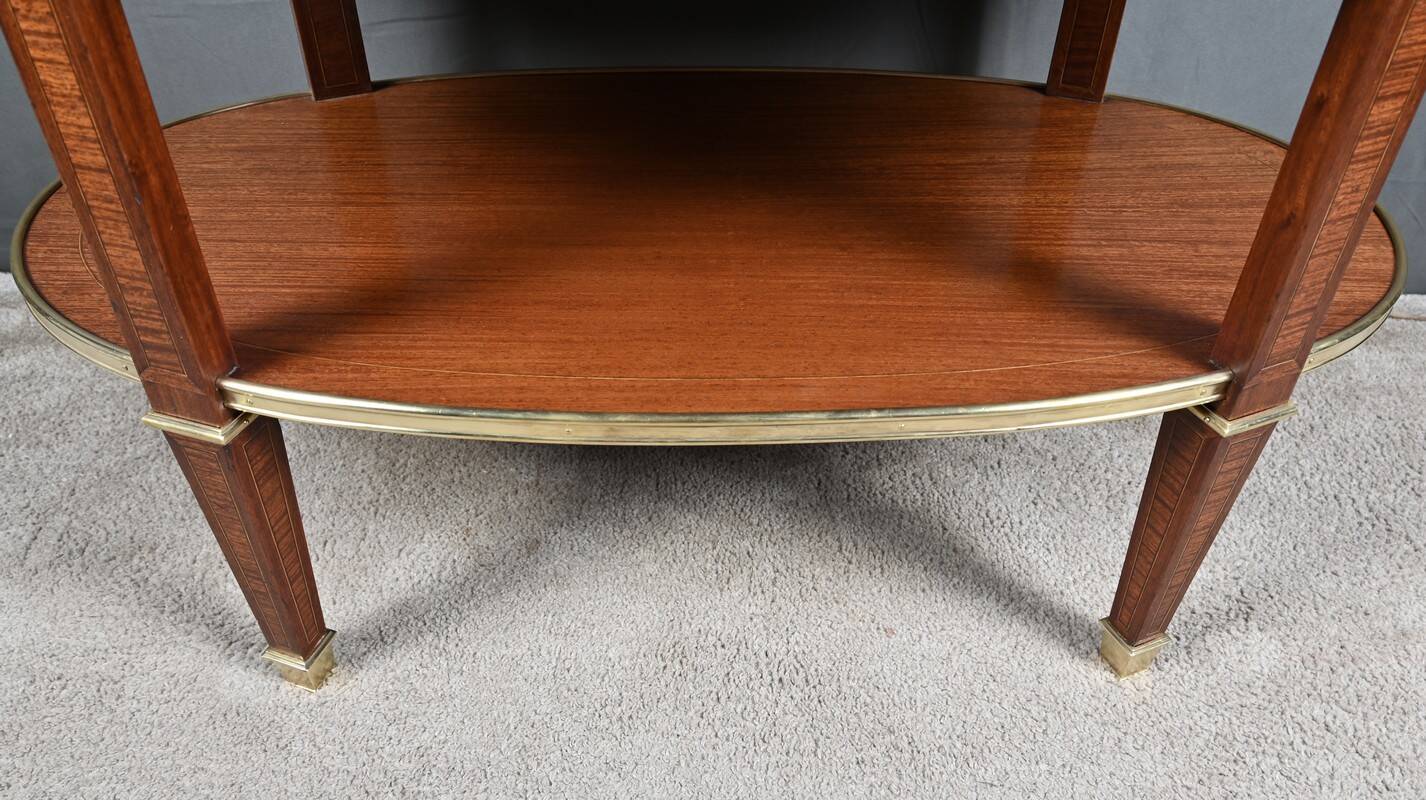 Dessert 3 trays in mahogany, Louis XVI style – 1900