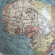 Globe vintage 1940 terrestre verre Duo Erdglobus Berlin - 42 cm