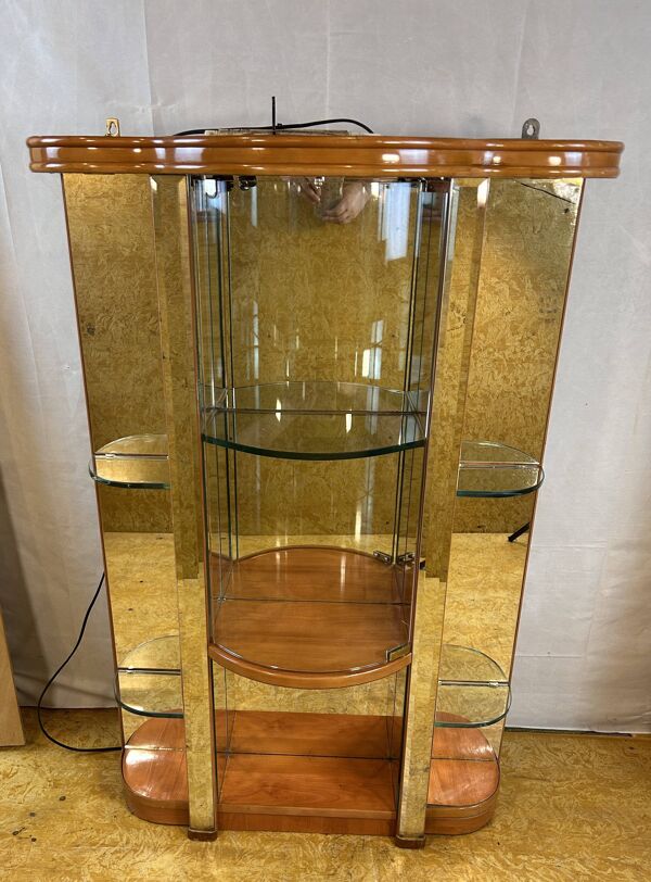 Vitrine suspendue et comptoir à parfums de style Art déco – Ancienne parfumerie anglaise