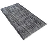 Vintage distressed turkish rug , 203 x 103 cm