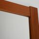 Scandinavian vintage teak mirror from 1960s
