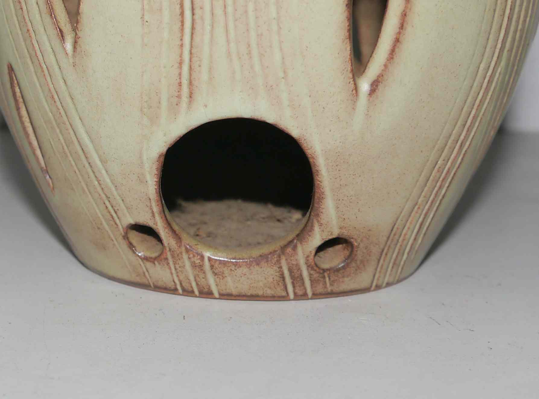 Lamp foot or night light vintage J Mateo Vallauris stoneware