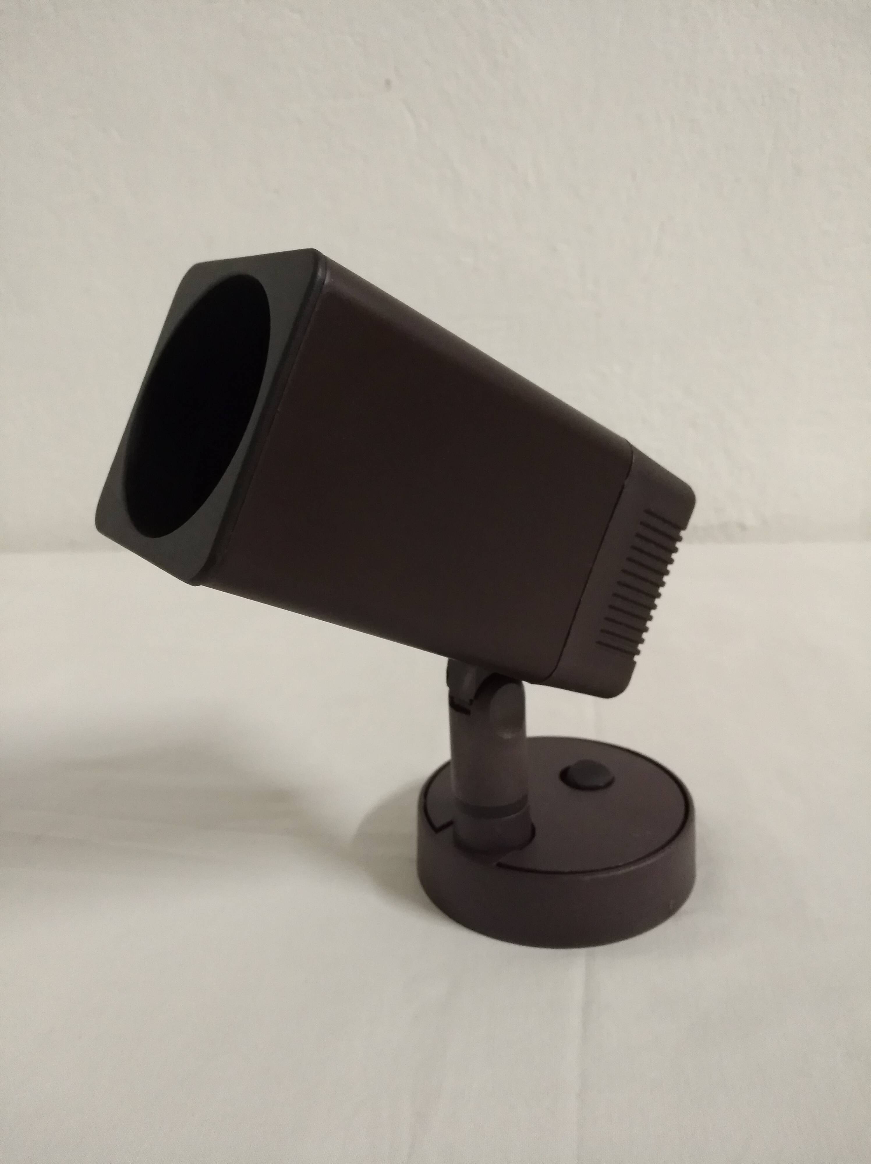 Quadro Mini spot light in aluminium by Luminance, Netherlands, circa 1980.