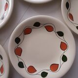 Set of dessert plates from Salins