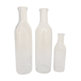 3 Vintage Apothecary Vials