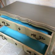 Commode arbalète deux tiroirs