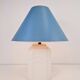 White Ceramic Palm Tree Table Lamp in the style of Serge Roche, 1970s