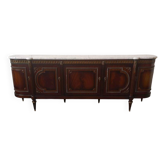 JP EHALT LOUIS XVI STYLE MARBLE-TOP COMMODE