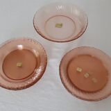 12 plates & 1 dish arcoroc rosaline