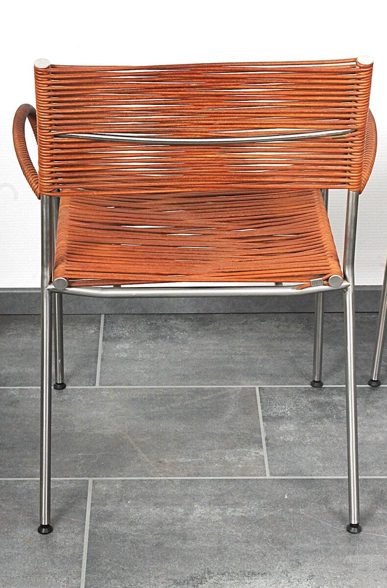 Miss B chairs by Tito Agnoli for Pierantonio Bonacina, 1980s, set of 2