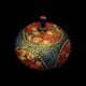 Hand painted papier mache box