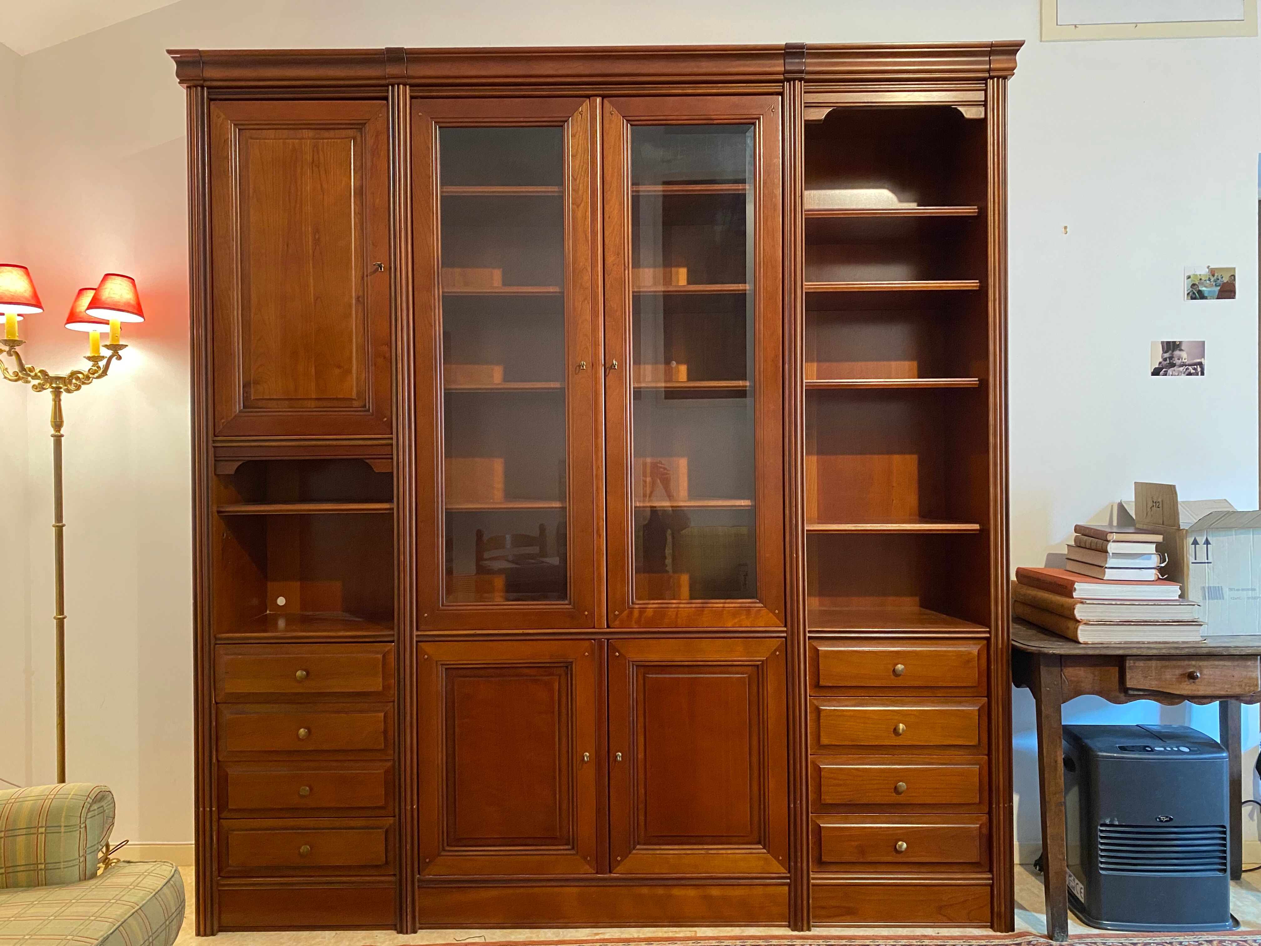 Library/cherry cabinet