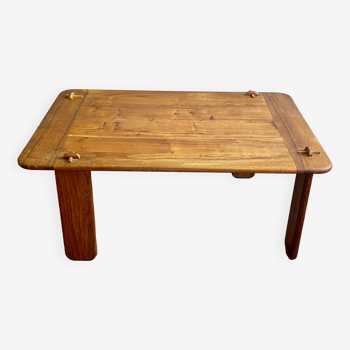 Table basse A.Gaubert en orme