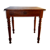 Table d'appoint pieds en bois tourné
