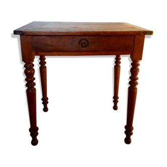 Table d'appoint pieds en bois tourné