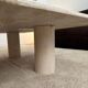 Travertine coffee table, Angelo Mangiarotti, Italy, 1970s