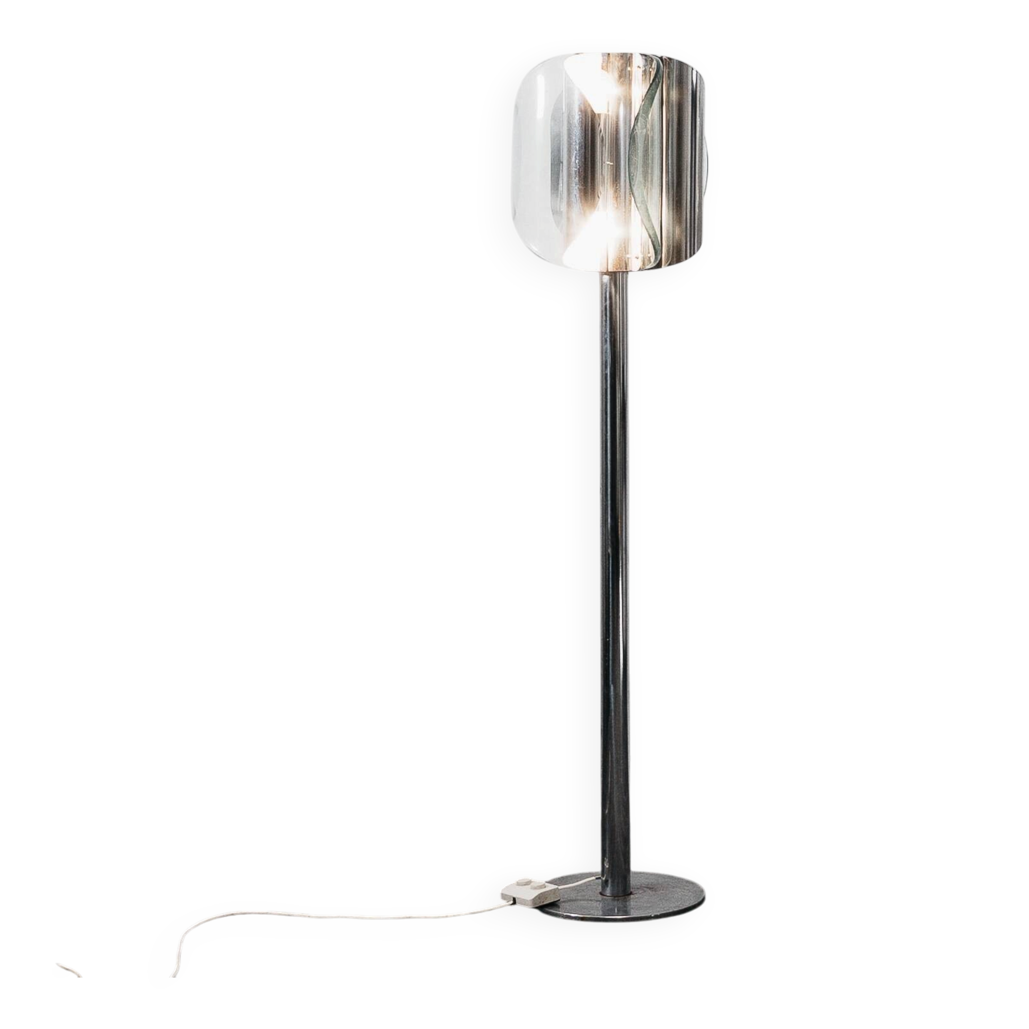 Lampada Da Pavimento Stile Fontana Arte Vintage Design 1970’s Modernar