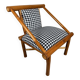 Fauteuil en bambou 'Pied De Poule'