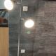 Vintage floor lamp with adjustable 3 spotlights
